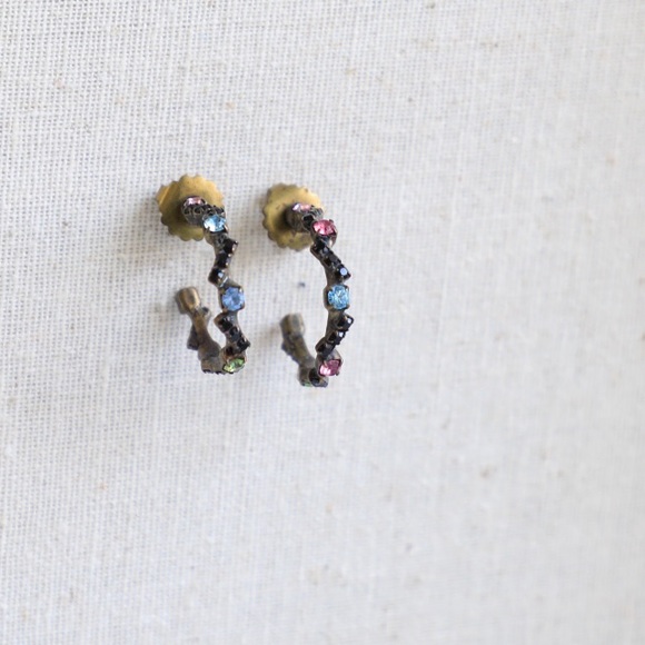 Sorrelli Crystal hoop Earrings - Picture 3 of 5